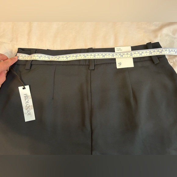 SOLD. NEW. Unused Black High Wasted Wide Leg Trousers. - Picture 7 of 7